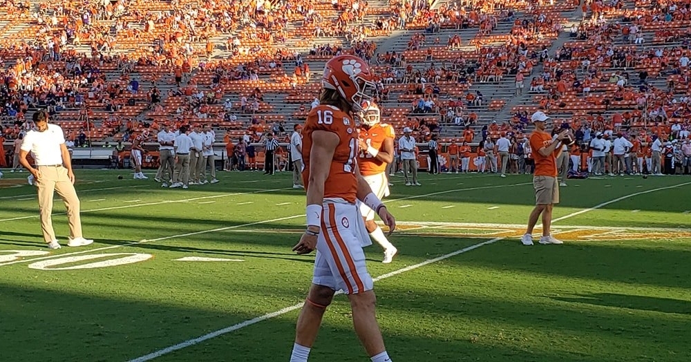 Football is back in Clemson this week, sort of