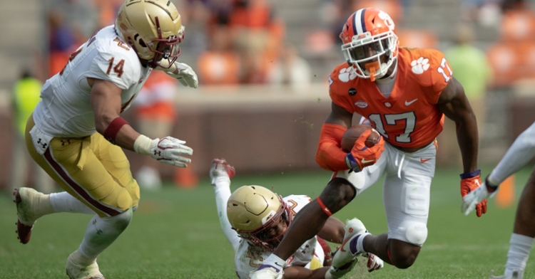 Cornell Powell had a career-high 11 receptions for 105 yards. (ACC photo)