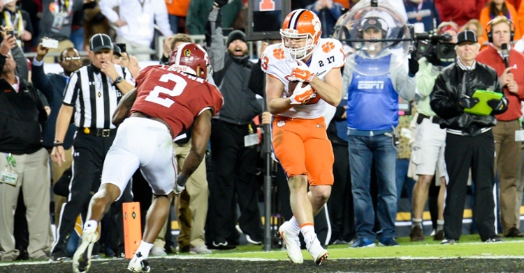 Renfrow hauls in the game-winning TD against  Bama
