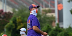 Swinney can't hide his smile after scrimmage in Death Valley