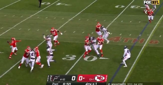 Watkins got a rare interception on Sunday