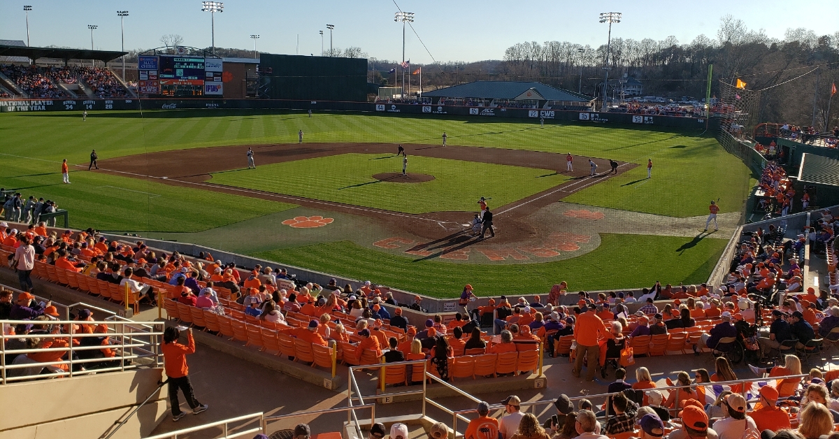 Clemson baseball swept Liberty this past weekend, and the weather Friday was gorgeous 
