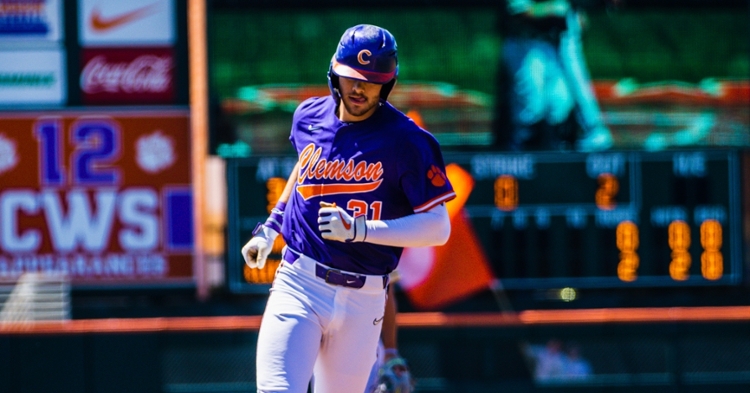 Caden Grice and the Tigers look to keep their home success going, currently on a 7-game winning streak in Doug Kingsmore Stadium. (ACC file photo)