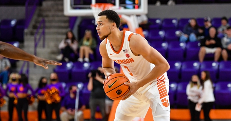 Chase Hunter played valuable minutes in the 70-65 win at NC State, which was a second-straight road ACC win for the Tigers.