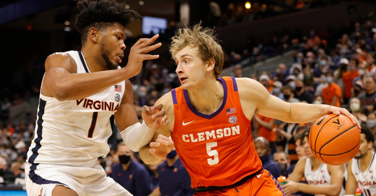 Hunter Tyson put together a big effort in Clemson's last ACC road game at Virginia. (Photo: Geoff Burke / USATODAY)