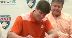 WATCH: New Clemson TE talks signing with Tigers