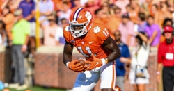 Clemson receiver seeing more chances playing 