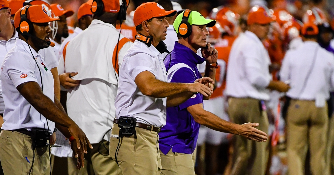 Swinney says Venables' hire is a great compliment to the work done at Clemson.