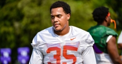 Clemson D-lineman out for the season with injury