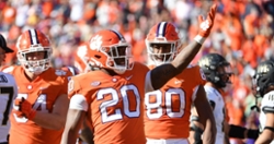 The fans celebrate as Clemson's youth is learning how to win