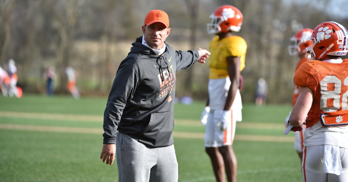Swinney is just ready to see Ross without a yellow jersey in practice.
