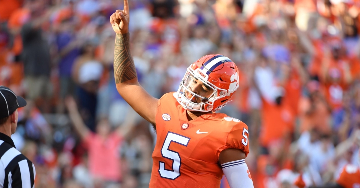 Uiagalelei's passing numbers are ugly right now, but Swinney is confident the sophomore will show he's 