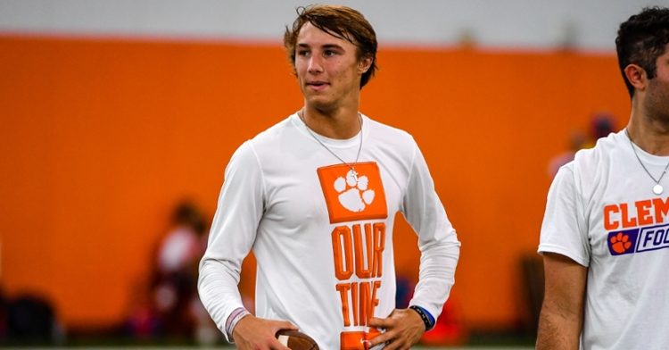 Klubnik is in Clemson and ready to get to work.