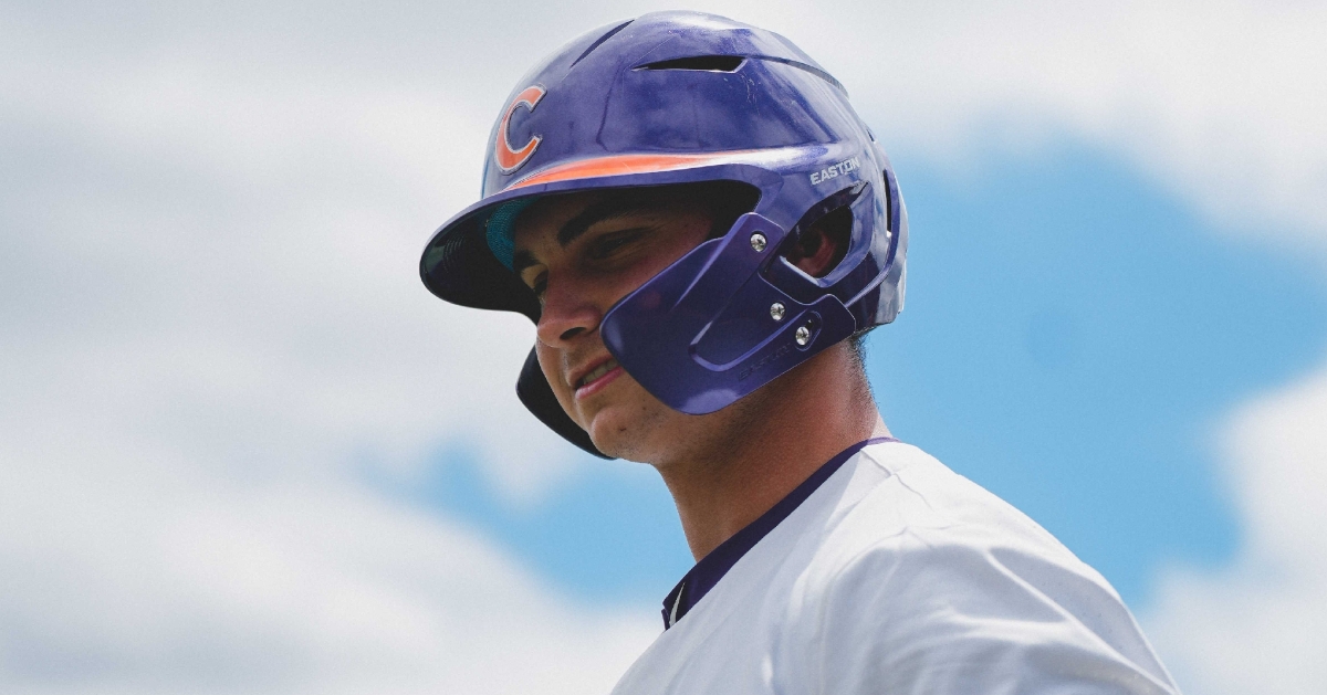 Will Taylor is back on the baseball diamond and making an impact (Photo by Tanner Hall/Clemson athletics)