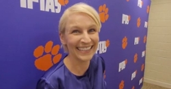 WATCH: Gymnastics coach Amy Smith on what Clemson fans should expect from new team