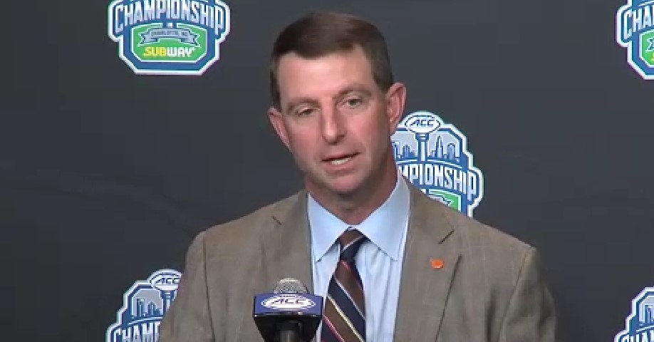 Clemson coach Dabo Swinney says he's looking forward to his team putting together a complete effort.