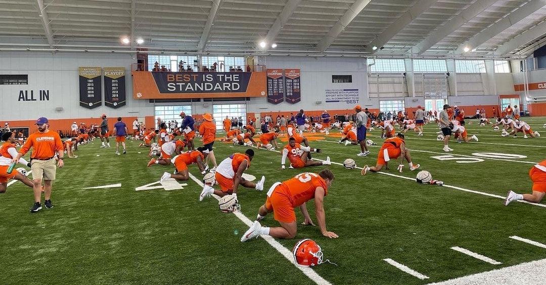 Clemson began fall camp practices on Friday. 