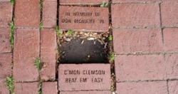 Memorial brick stolen from Esso Club