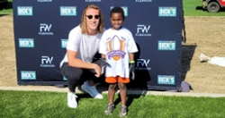 Trevor Lawrence meets his namesake, and little Trevor was beaming
