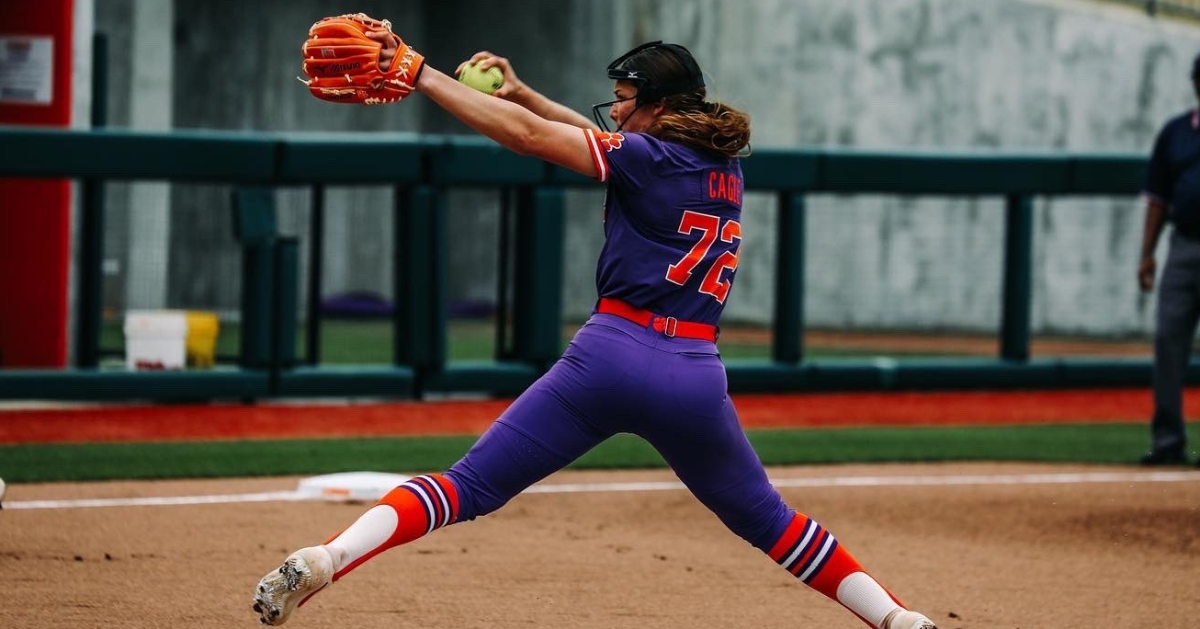 Valerie Cagle and the Tigers begin play versus Notre Dame on Thursday in Pittsburgh (Clemson photo).