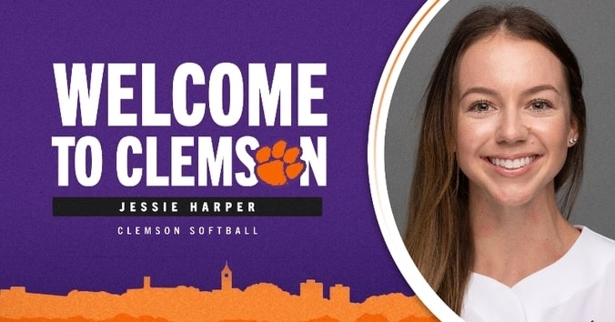Jessie Harper joins Clemson's coaching staff after being on a WCWS staff at Arizona this past season.