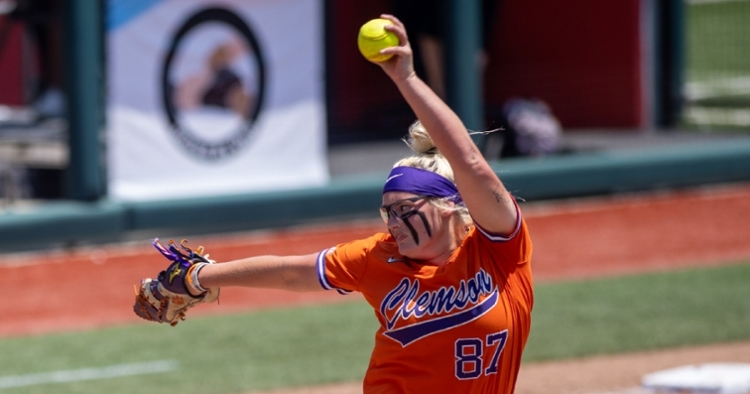 Thompson throws five-inning no-hitter in Clemson's first home NCAA regional win