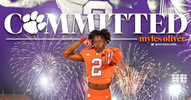 Oliver committed to Clemson this past weekend.