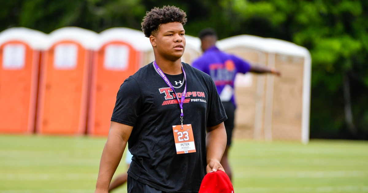 Peter Woods has made a number of visits to Clemson and he has the Tigers in his finalist group for next month's decision (July 8).