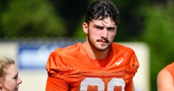 Clemson punters working out with former pro