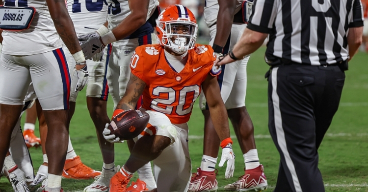 First TD another step in dream for Tigers RB at Clemson