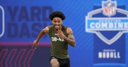 Nate Wiggins matches Clemson-best, leads NFL combine with blistering 40 time